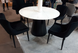 Стол раскладной TML-655 VETRO 120x120 Белый Мрамор