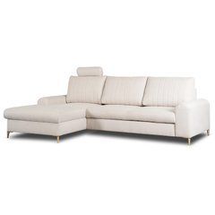 Угловой диван MEBEL ELITE BILBAO 255 см Беж (левый)