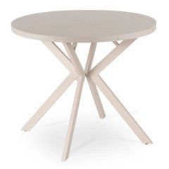 Стол раскладной LUGO Mebel Elite 90(190)х90 Кашемировый реальная фотография