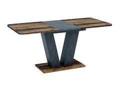 Стіл Обідній PLATON Signal 136(176)X80 Темно Сірий/ Старе Дерево ** жива фотографія
