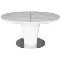 Стіл Обідній OVAL MATT STATURARIO 120(150)х85 Concepto Кераміка жива фотографія