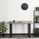 Стол ALTE MAX Mebel Elite 130х65 см бетон / черный