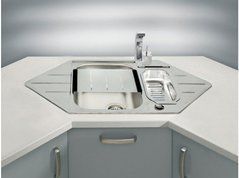 Подвійна кухонна мийка LINE 40  Alveus 98,5x50x14,5 Декор