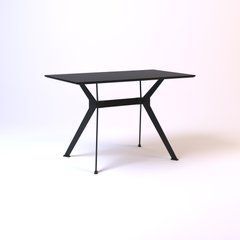 Стол STEALTH Lovko 120х70 Черный реальная фотография