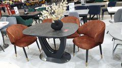Стол раскладной TML-865-1 VETRO 120x80 Черный Оникс реальная фотография