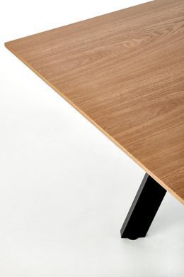 Стол раскладной CAPITAL-2 Halmar 160(200)x90 Дуб Натуральный реальная фотография