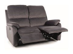 Софа Spencer 2 Velvet Signal Сірий жива фотографія
