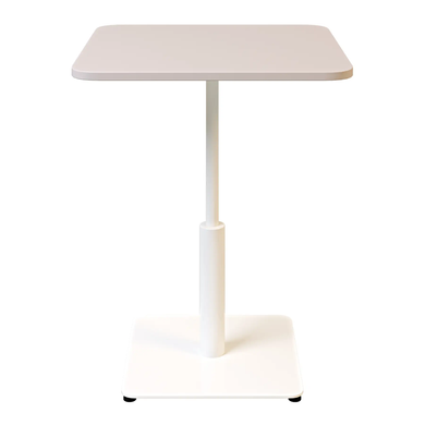 Стіл Ibiza Soft light Lovko 60x60 Білий метал/кашемір жива фотографія
