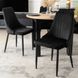 Стул бархатный MEBEL ELITE BARI Черный