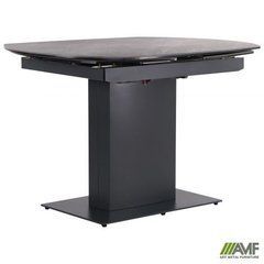 Стол раскладной Billy anthracite AMF 120(180)X90 сeramics Calacatta nero реальная фотография