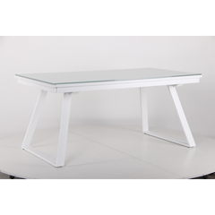 Стол раскладной Frank white AMF 160(276)X89 Snow white реальная фотография