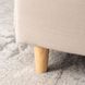 Кровать двуспальная бархатная MEBEL ELITE DENNIS Velvet 120x200 Беж