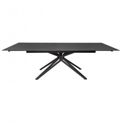 Стіл розкладний STAR BLACK MARBLE Concepto 160(240)x90 Чорний Мат жива фотографія