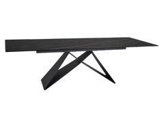 Стол Обеденный WESTIN CERAMIC Signal NOIR DESIRE 160(240)X90 Черный Мат / Черный Мат реальная фотография