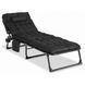 Шезлонг Garden Lodge SATURN&nbsp;Mebel Elite Black жива фотографія