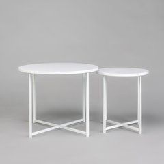 Комплект журнальных столиков МОДЕРН Home Deco Белый реальная фотография