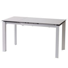 Стол Обеденный BRIGHT PURE WHITE Concepto 102/142x70 Керамика Белый реальная фотография