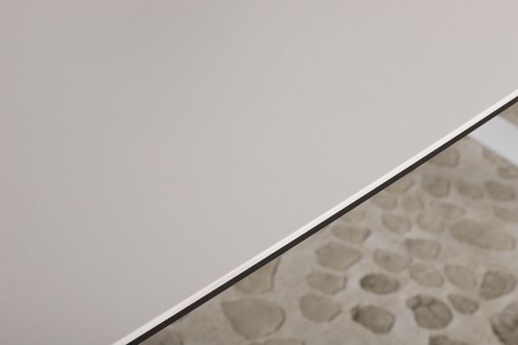 Стол обеденный LONDON Nicolas 160/240x90x75 Керамика Молочный реальная фотография