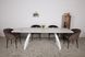 Стол обеденный LONDON Nicolas 160/240x90x75 Керамика Молочный