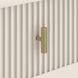 Комод MEBEL ELITE MARCOS 154 см кашемір рифлений / золото