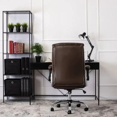 Комп'ютерне крісло SORIN Mebel Elite екошкіра Коричневий жива фотографія