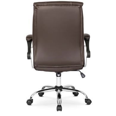 Комп'ютерне крісло SORIN Mebel Elite екошкіра Коричневий жива фотографія