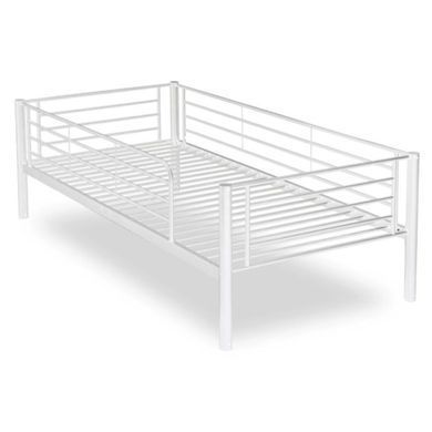 Двухъярусная кровать MEBEL ELITE RODEZ 90x200 см Белый реальная фотография