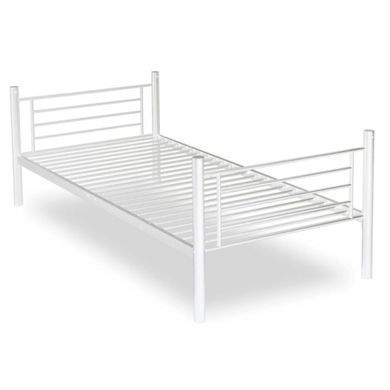 Двухъярусная кровать MEBEL ELITE RODEZ 90x200 см Белый реальная фотография