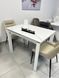 Стол Обеденный BRIGHT GREY MARBLE Concepto 102/142x70 Керамика Серый Мрамор