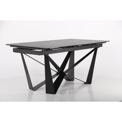 Стол раскладной Vincent black AMF 160(240)X90 сeramics Calacatta nero реальная фотография