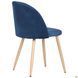 Стул Sherry beech Velvet AMF Синий