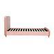 Кровать MIKEL Velvet Mebel Elite 90x200 Розовый