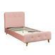 Кровать MIKEL Velvet Mebel Elite 90x200 Розовый