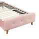 Кровать MIKEL Velvet Mebel Elite 90x200 Розовый
