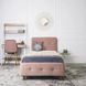 Кровать MIKEL Velvet Mebel Elite 90x200 Розовый