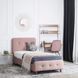Кровать MIKEL Velvet Mebel Elite 90x200 Розовый