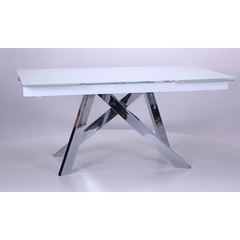 Стол раскладной Андалусия AMF 160(200)X90 Белый реальная фотография