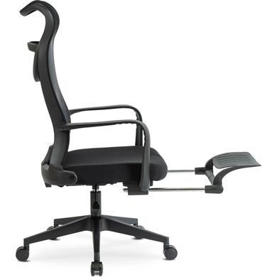 Стілець офісний обертовий MEBEL ELITE ACTON Чорний жива фотографія