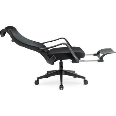 Стілець офісний обертовий MEBEL ELITE ACTON Чорний жива фотографія