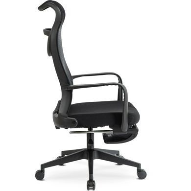Стілець офісний обертовий MEBEL ELITE ACTON Чорний жива фотографія