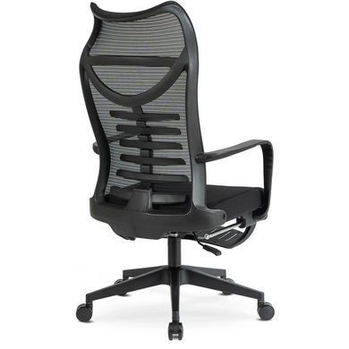 Стілець офісний обертовий MEBEL ELITE ACTON Чорний жива фотографія