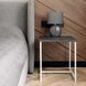 Журнальний столик КВАДРО S Home Deco Білий / Вугільний камінь