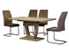 Стол раскладной TML-560 VETRO 120x80 Матовый Капучино