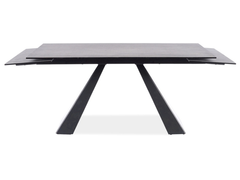 Стіл Розкладний SALVADORE CERAMIC 160(240)X90 Signal Сірий Мармур жива фотографія