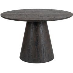 Стол круглый MEBEL ELITE EMILI 120 см Черный реальная фотография