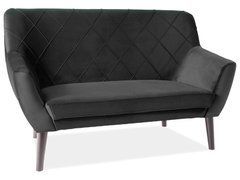 Софа KIER 2 Velvet Signal Черный **
