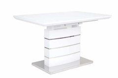 Стол Раскладной СКАЙЛАЙН Prestol 120/160x80 Белый реальная фотография