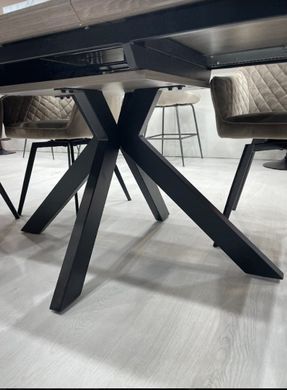Стол раскладной TML-635 VETRO 140(180)x90 Пепельный Дуб реальная фотография