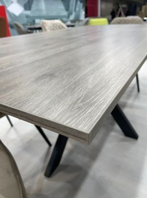 Стол раскладной TML-635 VETRO 140(180)x90 Пепельный Дуб реальная фотография