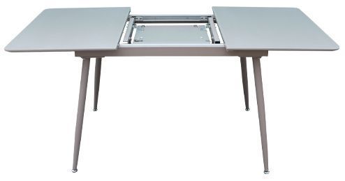 Стол раскладной DT 859s DAOSUN 110(150)x70 Серо-Бежевый Сатин Мат реальная фотография